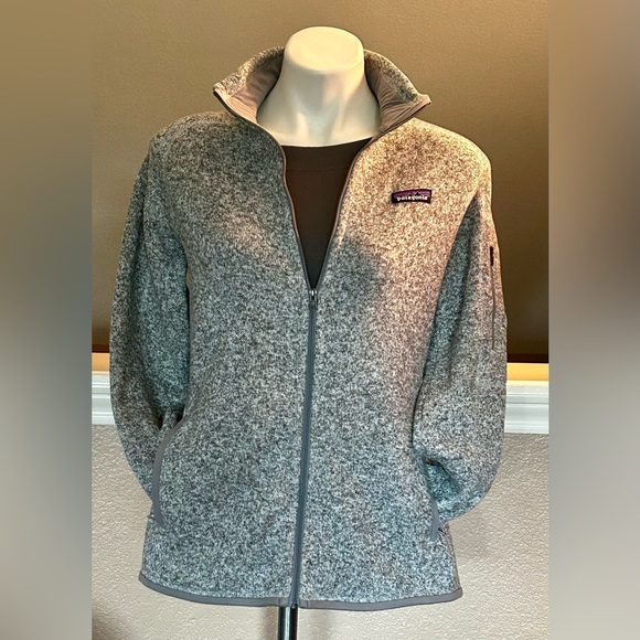Patagonia Jackets & Blazers - Patagonia Women's Birch White Better Sweater. Full Front Zipper Size Medium
